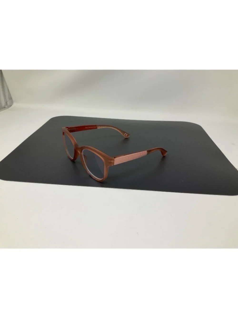 Peepers 2652 Brocade Focus Blush Golden Blue Light Block Reading Glasses +1.50